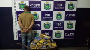 Morador de Chapadão do Sul é pego com carregamento de cocaína e pasta base 