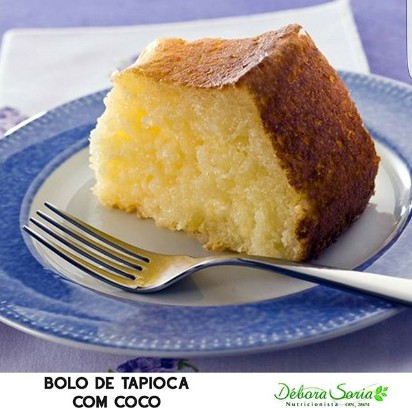 Anote esta receita deliciosa de bolo de tapioca com coco