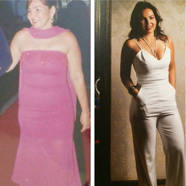 Foto do antes e depois de Salma 