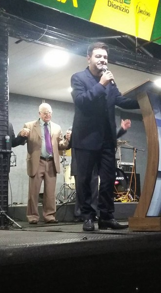 A Igreja Assembléia de Deus coordenou a visita do pastor e deputado federal Marcos Feliciano -  Foto do Facebook de Eliezer Geraldi