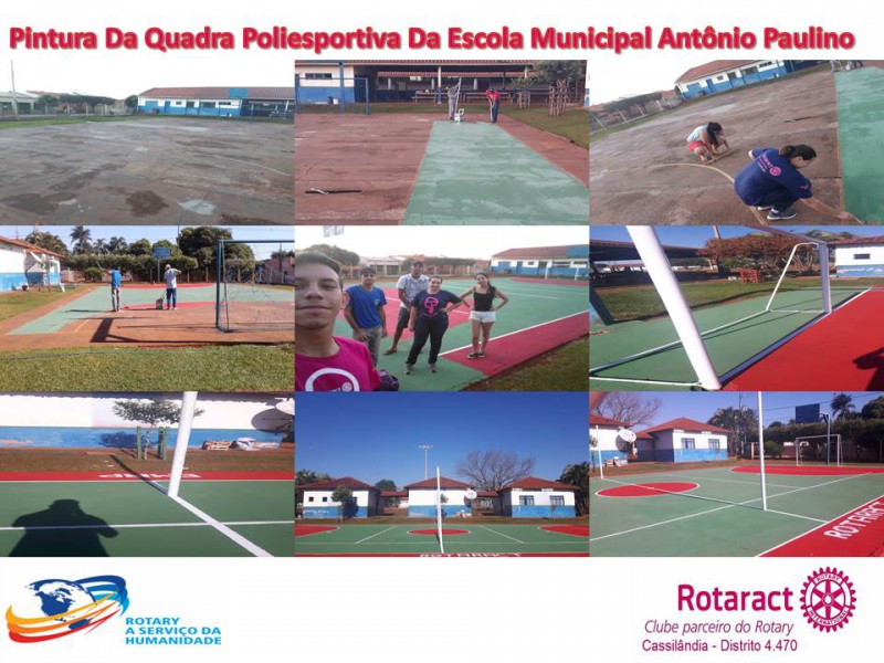 O Rotaract Club de Cassilândia, entidade formada por lideranças jovens ligada ao Rotary Club, realizou em parceria com a Escola Municipal Antonio Paulino o projeto 