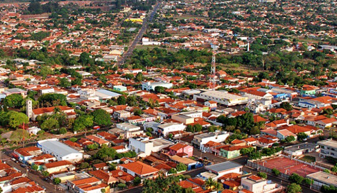 Vista aérea parcial de Cassilândia - Foto: ocorreionews