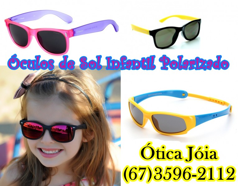 Ótica Jóia tem óculos de sol para seus filhos