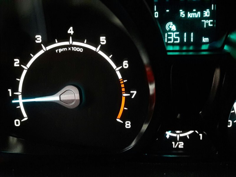 O carro do Lizandro mostrava a temperatura