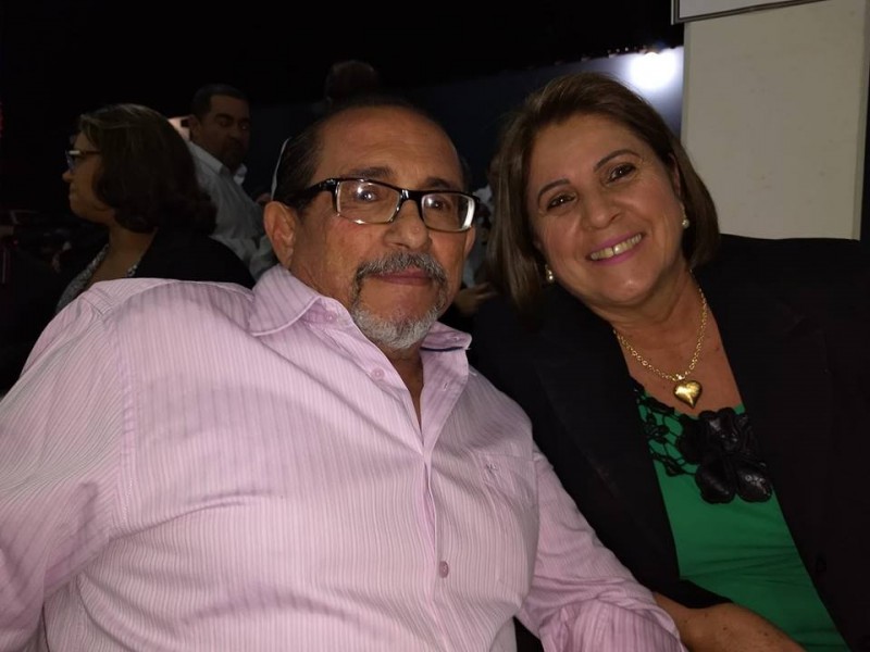 Sebastião Barbosa de Oliveira e Márcia: 39 anos de casamento. Parabéns.