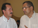 O prefeito eleito José Donizete e Raul RatierGenivaldo Nogueira/T. do Vale