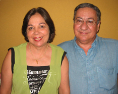 Nelson de Oliveira e sua esposa LiseuxGenivaldo Nogueira
