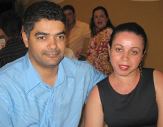 Beló, vice-presidente da Associação Comercial, e esposaGenivaldo Nogueira