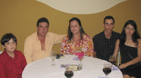 Zé Carlos, da Telems, e famíliaGenivaldo Nogueira