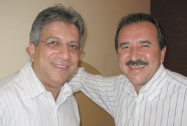 Paulo Abud e o prefeito eleito José DonizeteGenivaldo Nogueira