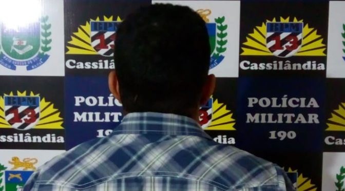 Polícia Militar cumpre mais um mandado de prisão em Cassilândia 