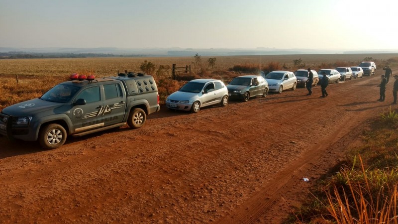 Sete veículos com mercadoria estrangeira foram apreendidos pelo DOF