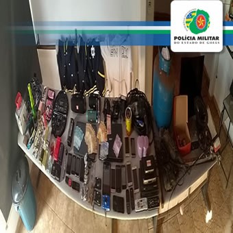 Polícias recuperam objetos furtados na cidade de Chapadão do Céu