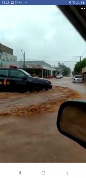 Fotos: Chuva torrencial cai em Lagoa Santa e veja o que aconteceu