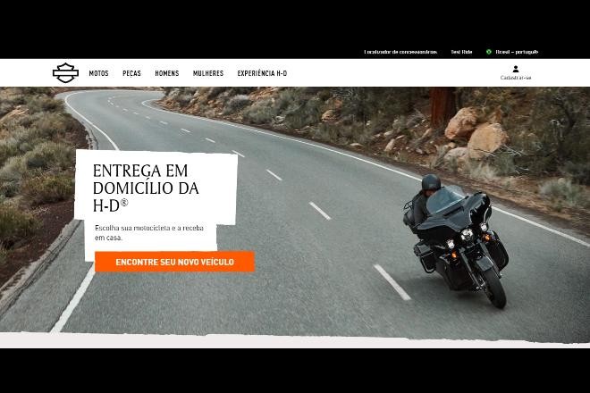 Novo site da Harley-Davidson do Brasil 
