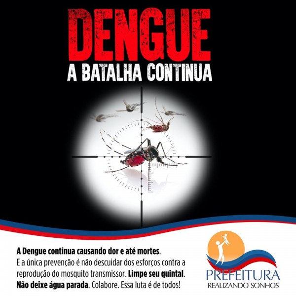 Prefeitura continua combatendo a Dengue