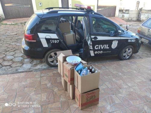 Polícia Civil desmonta laboratório clandestino de bebidas em Luziânia, Goiás