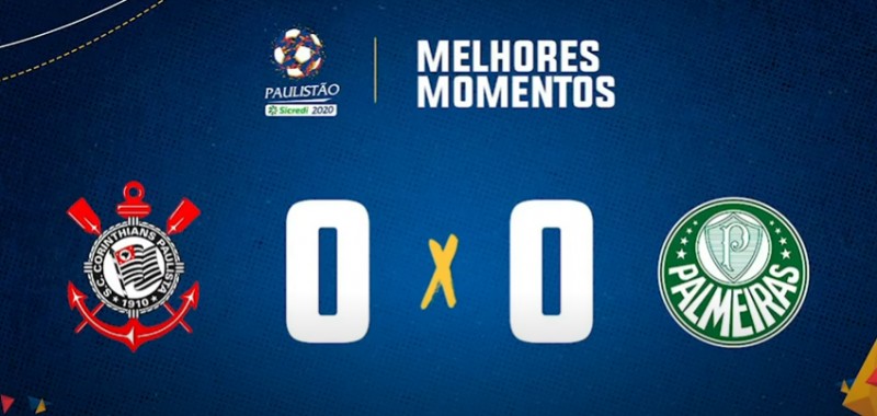 Corinthians X Palmeiras: assista os melhores momentos do 1º jogo da final