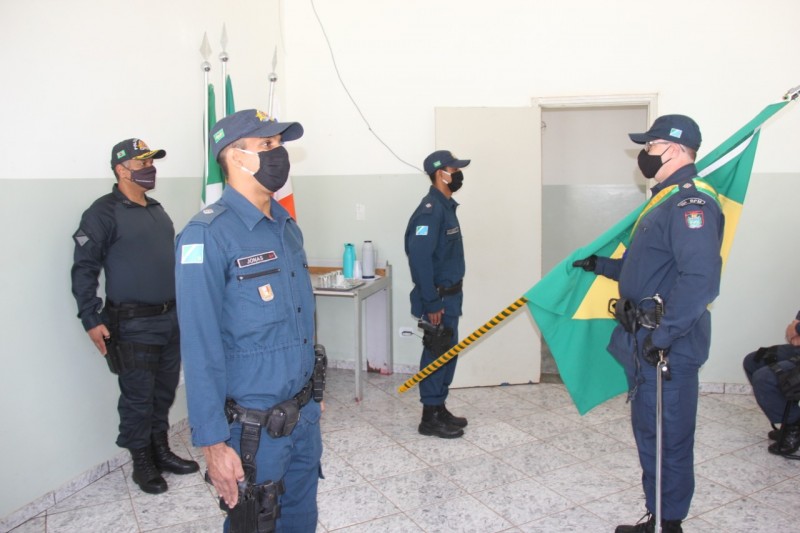  Polícia Militar realiza troca de comando do Pelotão de Aparecida do Taboado