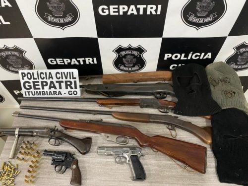 Gepatri de Itumbiara prende seis suspeitos de associação criminosa