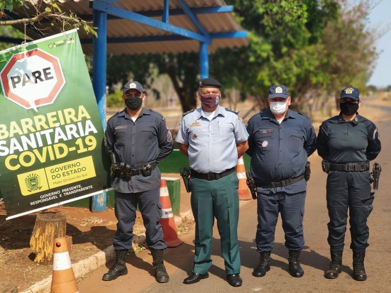 Fotogaleria - Comandante visita barreiras sanitárias em Paranaiba