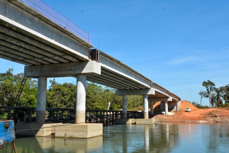 Tráfego na MT-222 sobre a ponte do Rio Verde será interditado a partir de segunda-feira (24) - Foto por: Sinfra-MT