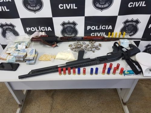 Polícia Civil deflagra operação contra tráfico de drogas em Bom Jesus de Goiás