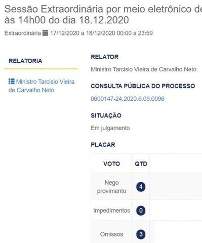 Itajá, Goiás: termina o julgamento do recurso do Prefeito Rênis no TSE; confira