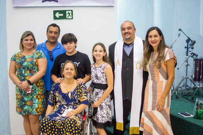 A família de Fernando Macedo prestigiou a solenidade de ordenação