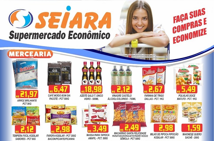Você já viu o folheto completo de ofertas do Seiara Supermercado Econômico  - Geral - Cassilândia Notícias