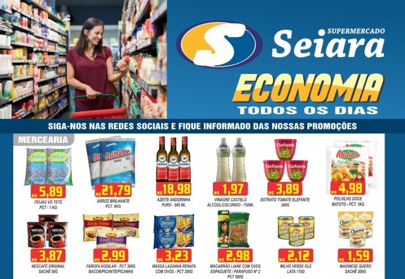 Seiara Supermercado Econômico: confira o novo folheto de ofertas