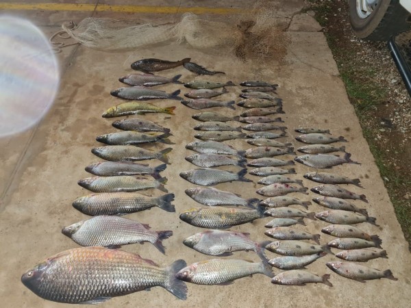 Homens são flagrados realizando pesca ilegal na região