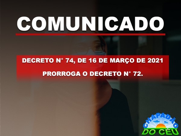 Chapadão do Céu baixa novo Decreto para conter o avanço da Covid-19; confira