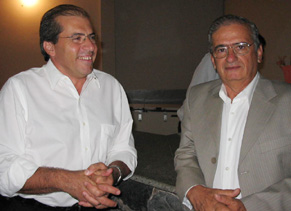 Paulo Batista e o ex-prefeito Édio AminGenivaldo Nogueira