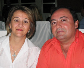 Temi e a esposa MaraliceGenivaldo Nogueira