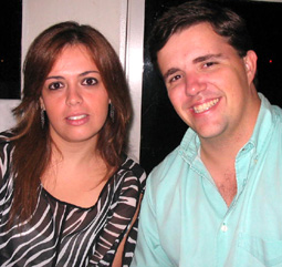 Gustavo Girotto e Gisele EspíndolaGenivaldo Nogueira