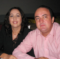 Marco Antônio de Souza e a esposa MeireGenivaldo Nogueira