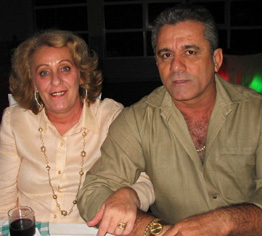 Valter e a esposa CacildaGenivaldo Nogueira