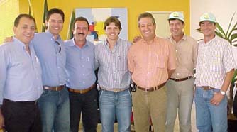 foto da visita dos empresários em CassilândiaZildo Silva