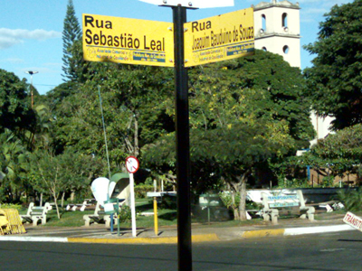 Esquina da Sebastião Leal com Joaquim B. de Souza, e a Praça São JoséBruna C. Girotto