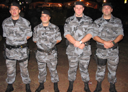 Polícia Militar fazendo a segurança da Festa do PeãoGenivaldo Nogueira