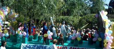 Crianças representando o Pantanal sul-mato-grossenseGiancarlo Fernandes