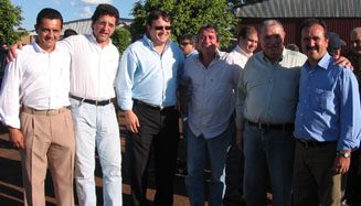 Lázaro Antonio, Valter Venditte, Mathias Gonsales, Donizete, Djalma e Luizinho.Genivaldo Nogueira