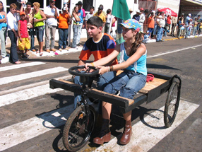 A criatividade do cassilandênse em uma bicicleta impagávelGenivaldo Nogueira