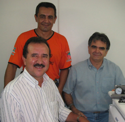 Prefeito José Donizete, secretário Lázaro Antônio, e Dr. Eltes de CastroGenivaldo Nogueira