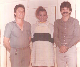 Foto da época em que Roziro estava no Sindicato, com Rita Cadilac e o médico Eltes de Carquivo