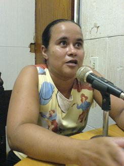 Divina Barbosa Dias, 33 anos, moradora do Jardim EduardoGuilherme Girotto