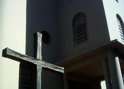 O cruzeiro mais velho, que fica ao lado da Igreja.Bruna Girotto