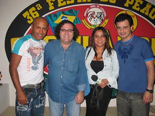 Equipe da TVE Regional gravando o Programa Alma Guarani com a dupla Rick e Renner.Genivaldo Nogueira