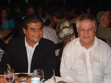 Nelson Trad Filho, prefeito de Campo Grande e o presidente da Câmara dos Vereadores,Edil AlbuquerqueBruna Girotto